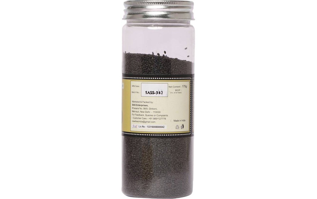 New Tree Raw Sabja Seed    Plastic Jar  175 grams